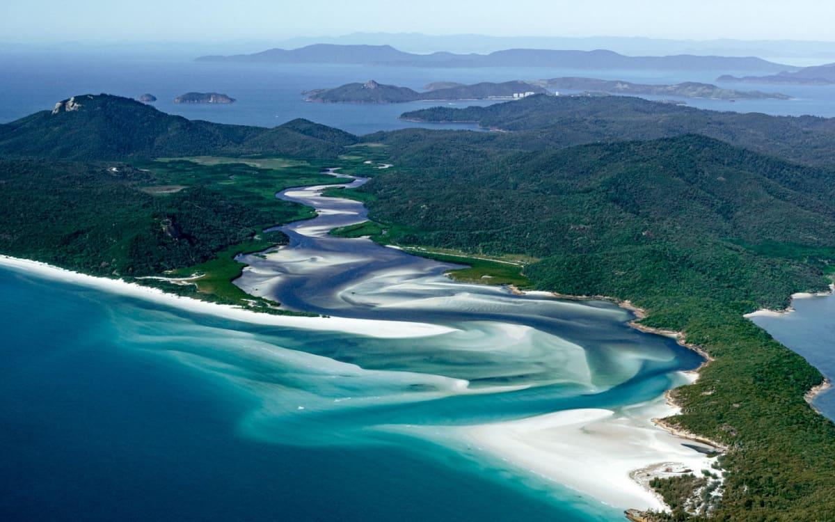 Whitehaven Beach Whitsundays Australia scenic flight