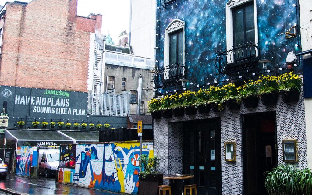Straatkunst in Belfast