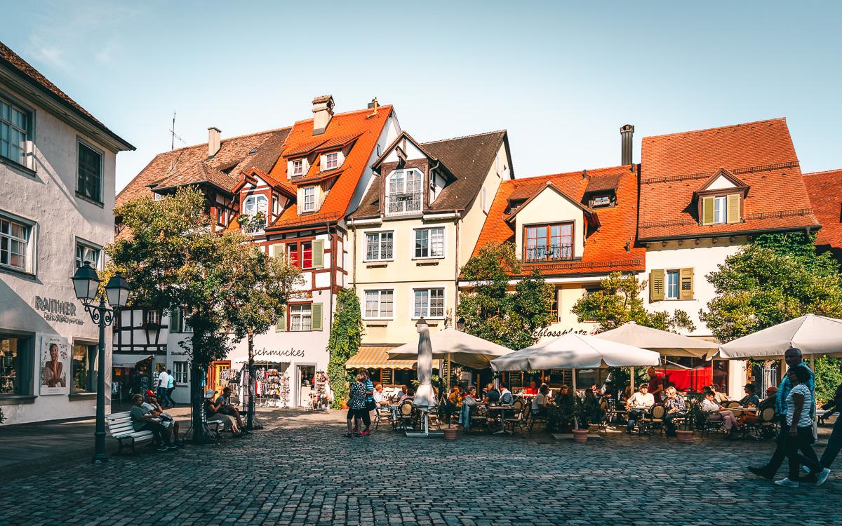 Castle Square Meersburg Lake Constance