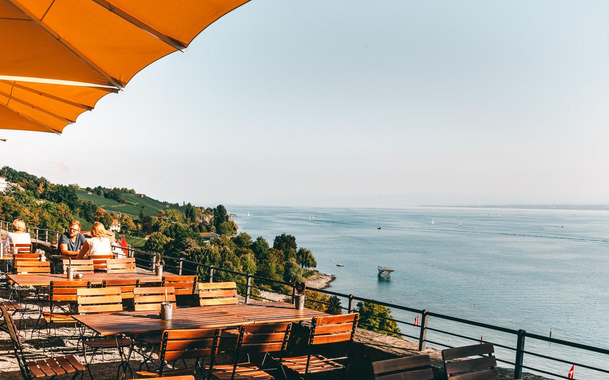 View of Lake Constance from Meersburg
