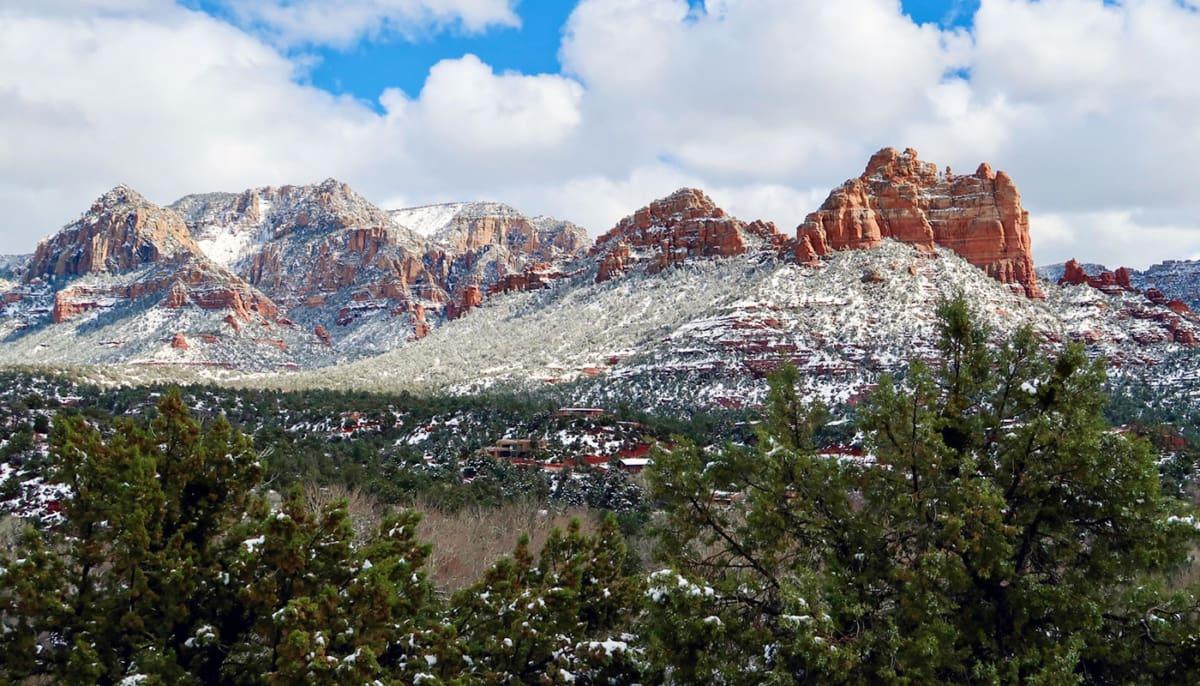 Rode rotsen in Sedona, Arizona