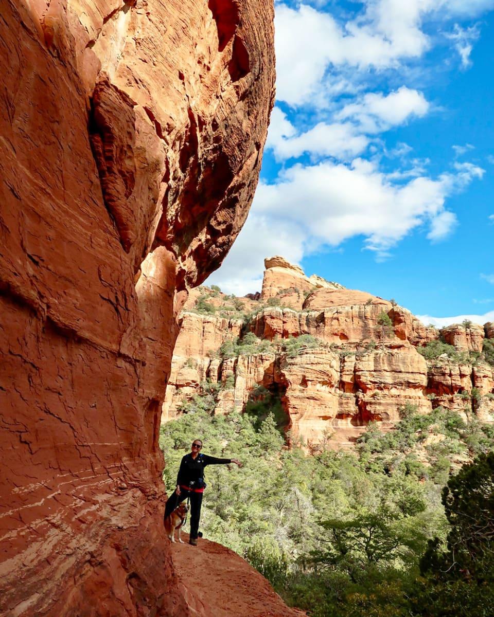Boynton Canyon en Subway Cave in Sedona, Arizona