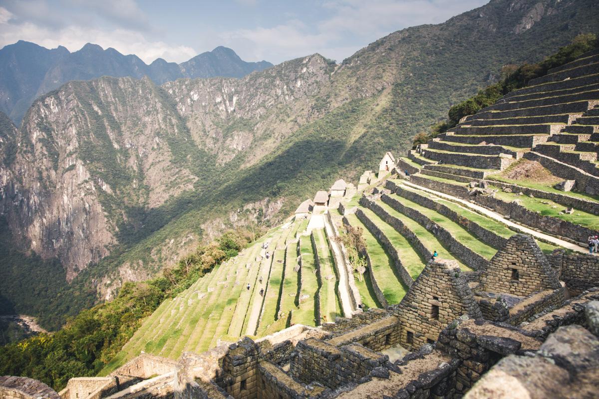 Terrassen bij Machu Picchu
