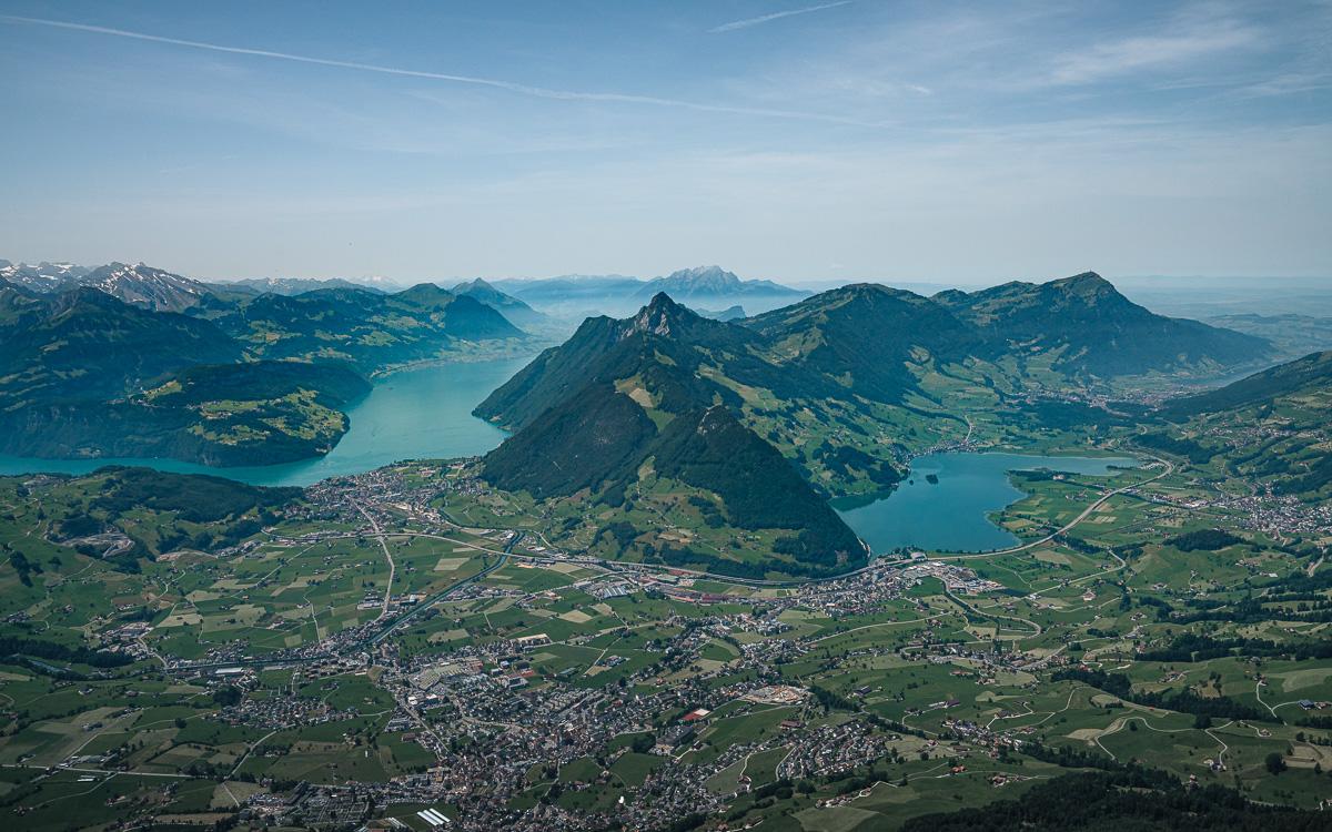Vue depuis le Gros Mythen