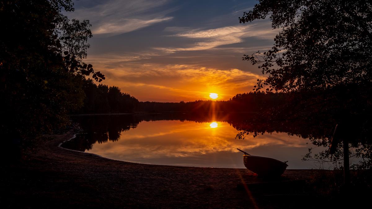Coucher de soleil parc national de Teijo