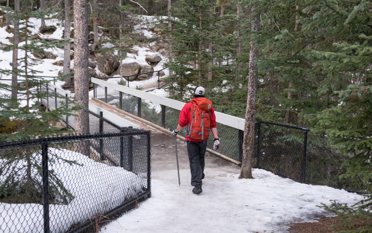 Winter Canada Rocky Mountain Maligne Canyon Icewalk