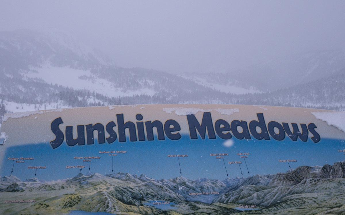 Winter Canada Rocky Mountains Banff Sunshine Village Sunshine Meadows Snowshoeing