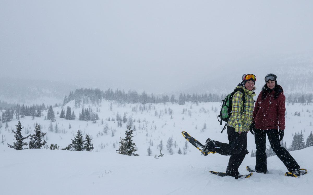 Winter Canada Rocky Mountains Snowshoeing Banff