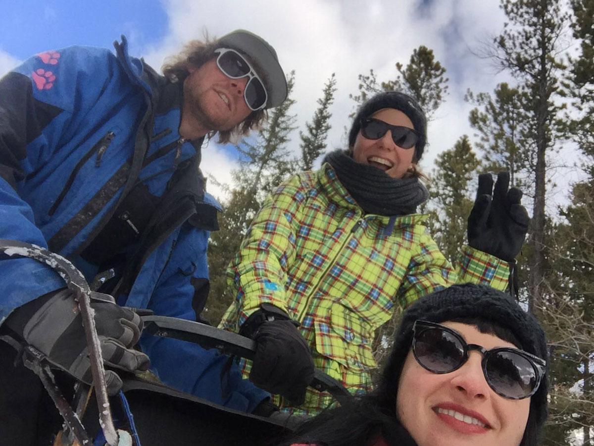 Winter Canada Rocky Mountains Dog Sledding Musher Katrin