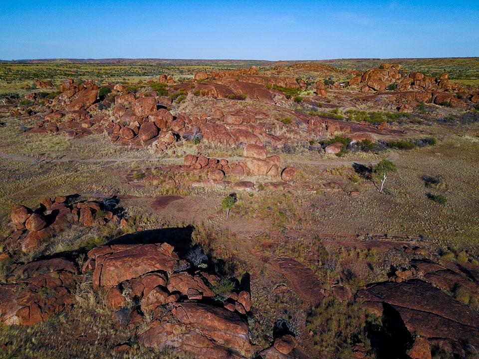 Devils Marbles Eggs Rainbow Snake