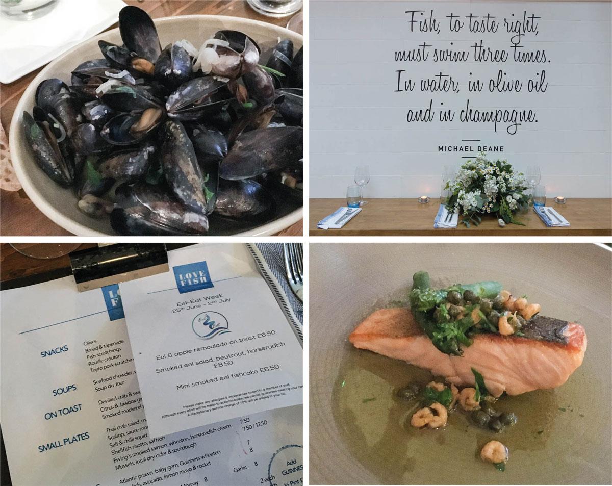 Een van mijn favoriete plekken in Belfast voor goed eten: Deanes Love Fish! Hier een selectie van mijn gerechten