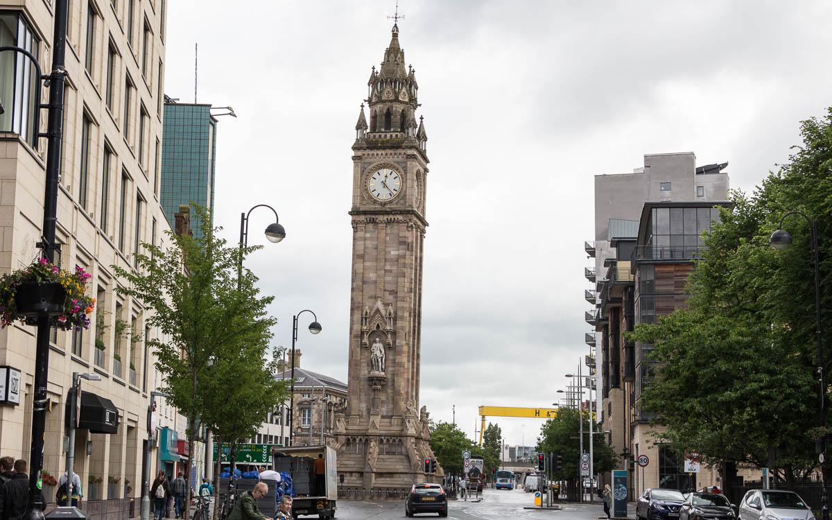 Bezienswaardigheden Belfast Albert Memorial Clock Tower