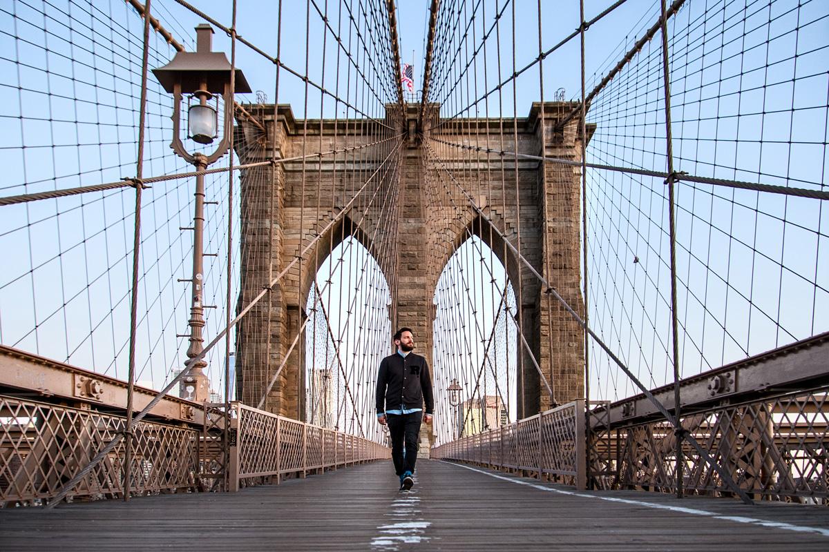 Brooklyn Bridge at 5 AM