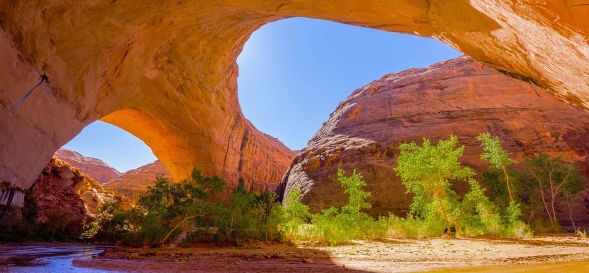 Jacob Hamblin Arch dans Coyote Gulch, Grand Staircase-Escalante National Monument, Utah