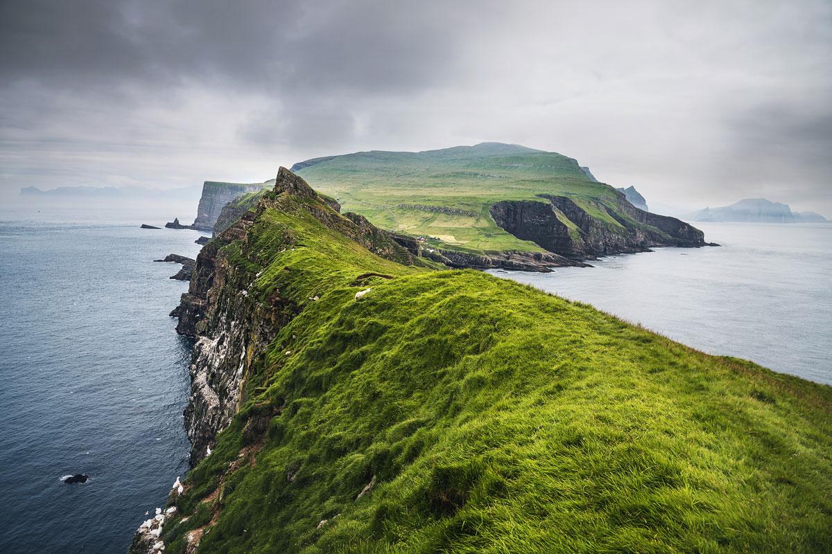 L'île de Mykines aux îles Féroé