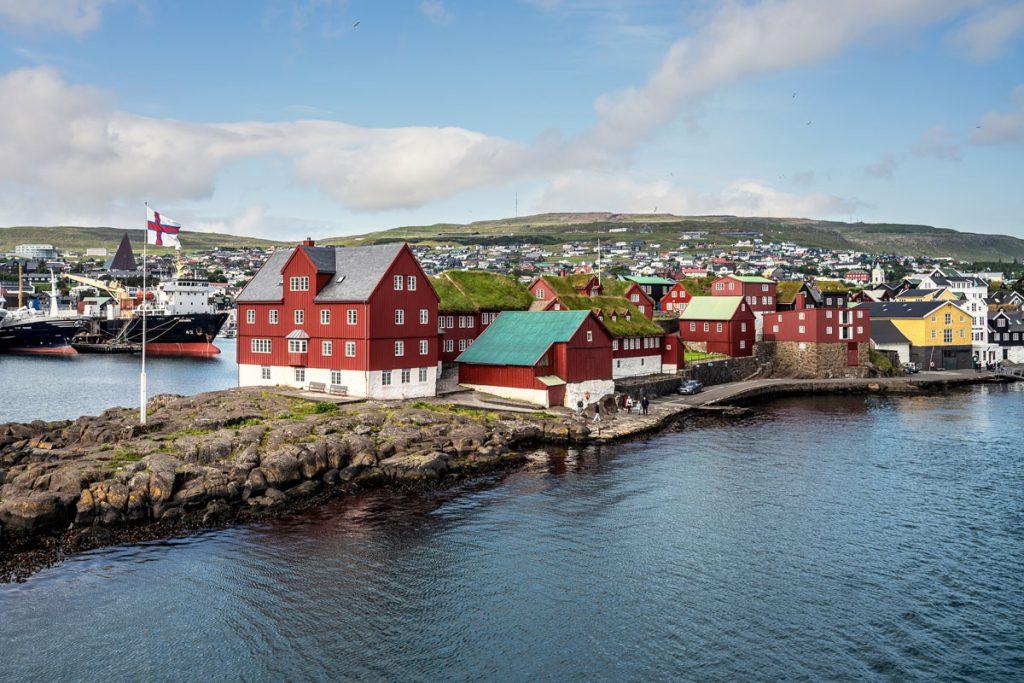 Vieille ville de Tinganes à Tórshavn