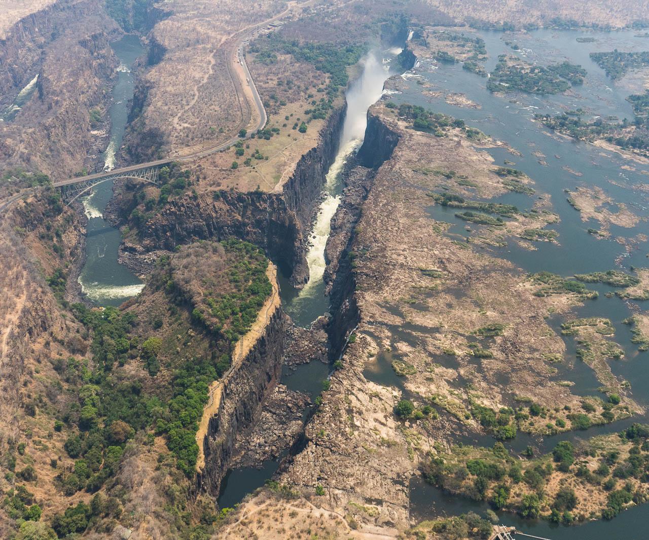 Victoria Watervallen Zimbabwe - Zambia