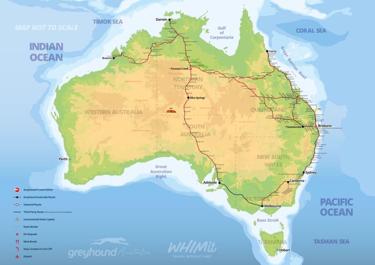 Greyhound Bus Australië: Mijn ervaringen met de Hop-on-Hop-off Pas
