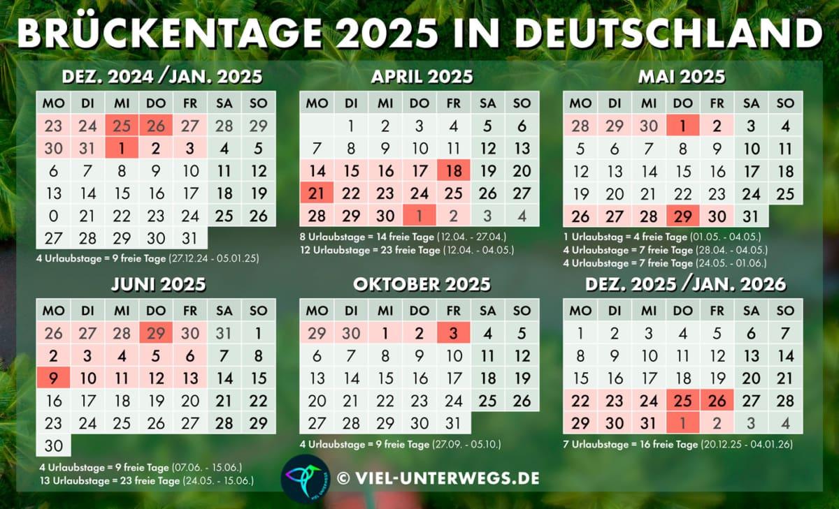 Holidays 2025: Tips for Planning Vacation with Bridge Days